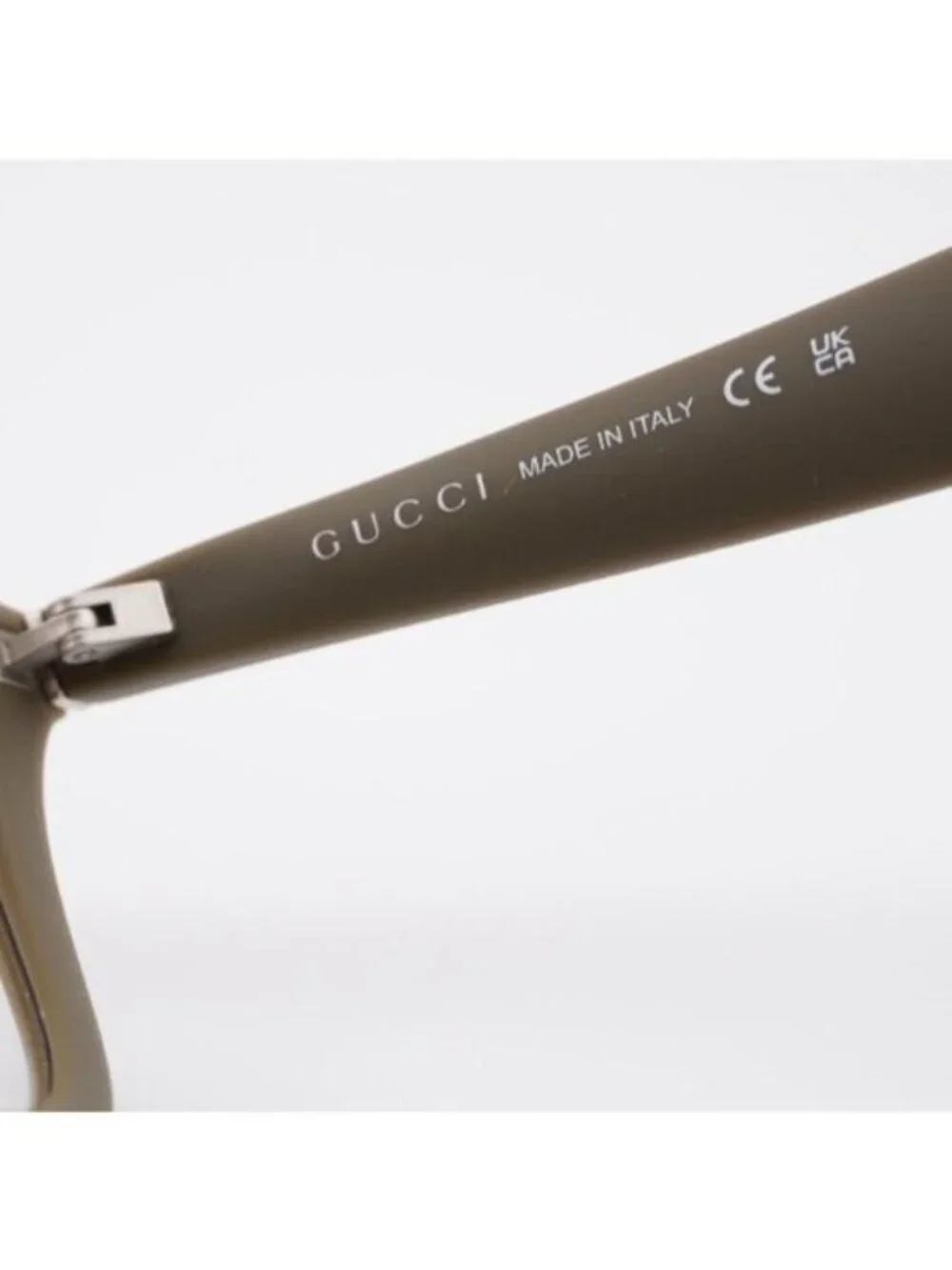 Gucci GG1933O 004 Eyeglasses Military Green 53mm Square Frame